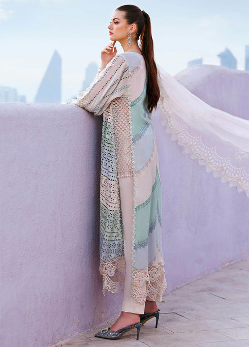 Maria.B Luxury Lawn Unstitched Embroidered D-26012-A