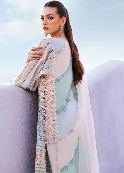 Maria.B Luxury Lawn Unstitched Embroidered D-26012-A