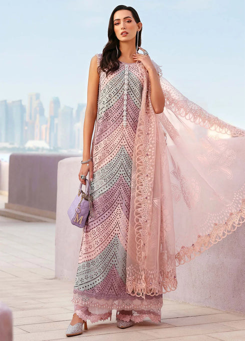 Maria.B Luxury Lawn Unstitched Embroidered D-26012-B