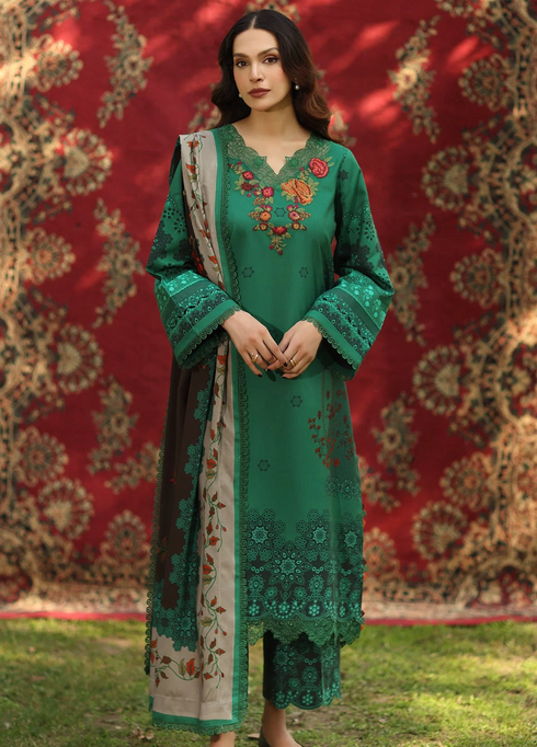Aniiq by Charizma Embroidered Linen Suits Unstitched 3 Piece CRZ25AU ANW6-14 - Winter Collection