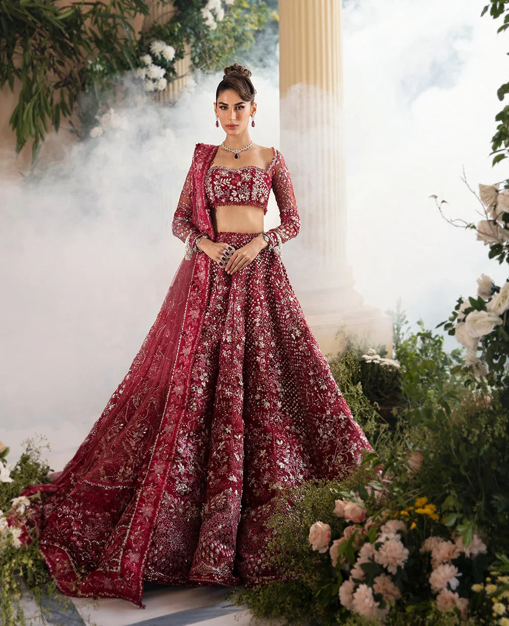 Joie De Vivre By Republic WomensWear Embroidered Suits Unstitched 3 Piece RW23JD D-5 - Wedding Collection