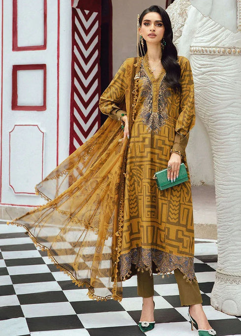 Maria B - Rani Mahal M Prints Fall Collection - MPT-27-03A - Unstitched