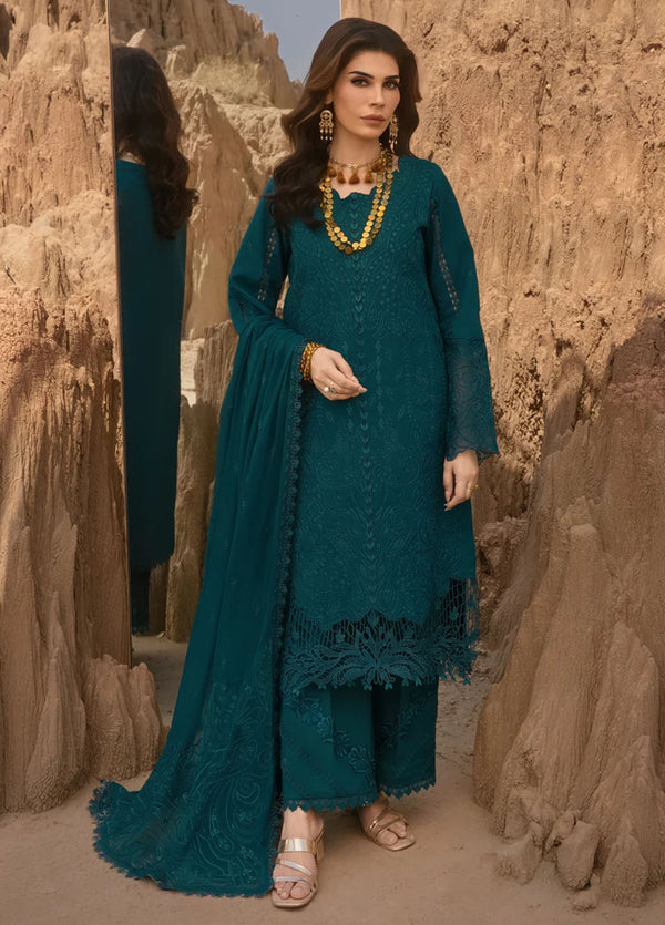 Premium By Rang Rasiya Embroidered Lawn Suits Unstitched 3 Piece RR25P D-06 Zaynah - Summer Collection