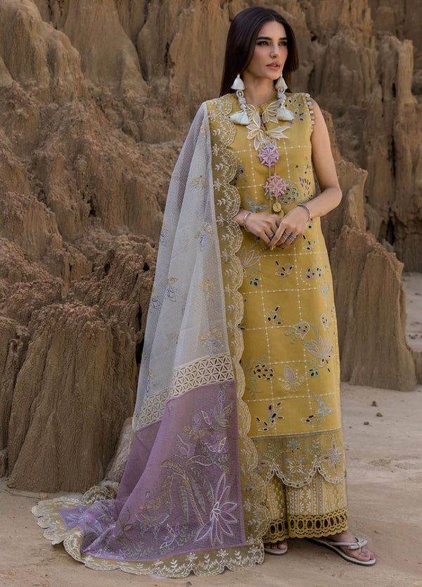 Premium By Rang Rasiya Embroidered Lawn Suits Unstitched 3 Piece RR25P D-01 Nadia - Summer Collection