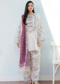 Coco By Zara Shahjahan Embroidered Lawn Suits Unstitched 3 Piece CZS25L D2B Serene - Summer Collection