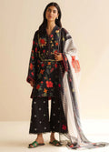 Coco by Zara Shahjahan Printed Lawn Suits Unstitched 3 Piece CZS25PDT Nyra 5 A - Summer Collection