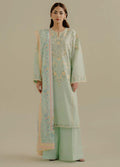 Coco by Zara Shahjhan Embroidered Lawn Suits Unstitched 3 Piece CZS25LD D-7 A Velin - Summer Collection