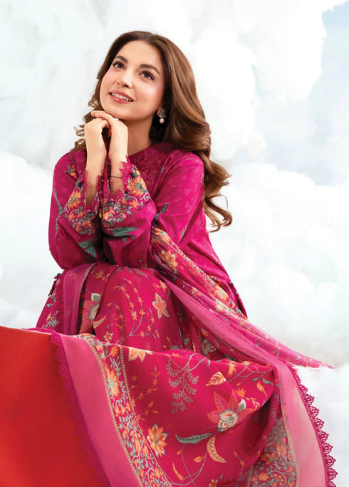 Maria.B M.Basics Embroidered Lawn Unstitched 3Pc Suit MB-03B