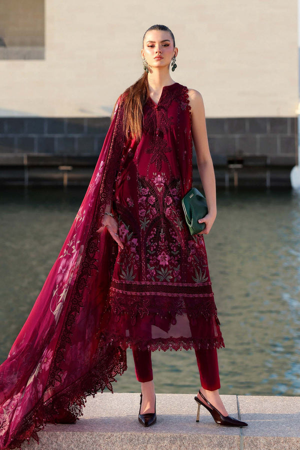 Maria.B Luxury Lawn Unstitched Embroidered D-26011-B
