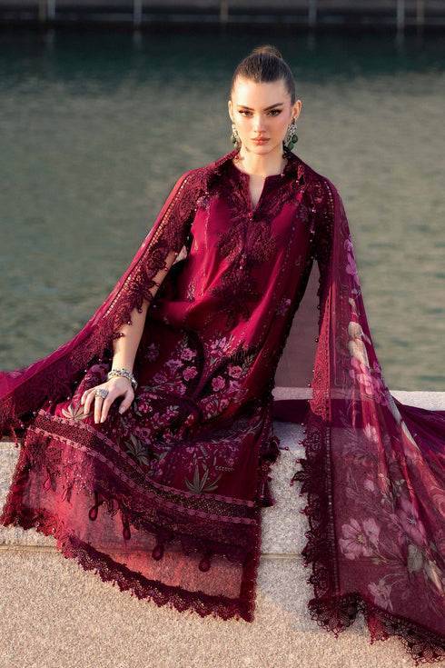 Maria.B Luxury Lawn Unstitched Embroidered D-26011-B