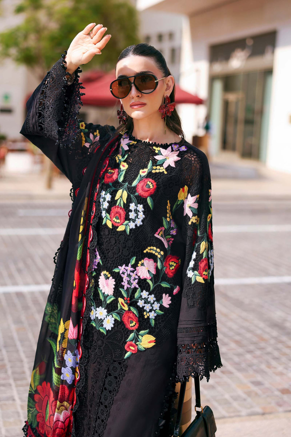 Maria.B Luxury Lawn Unstitched Embroidered D-26010-B