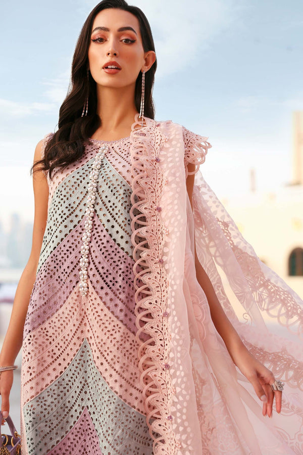 Maria.B Luxury Lawn Unstitched Embroidered D-26012-B