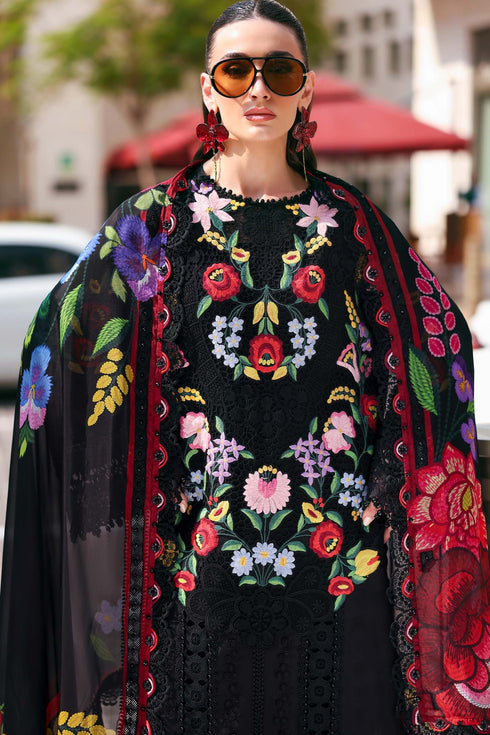 Maria.B Luxury Lawn Unstitched Embroidered D-26010-B