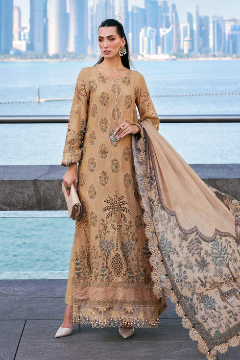 Maria.B Luxury Lawn Unstitched Embroidered D-2605-A