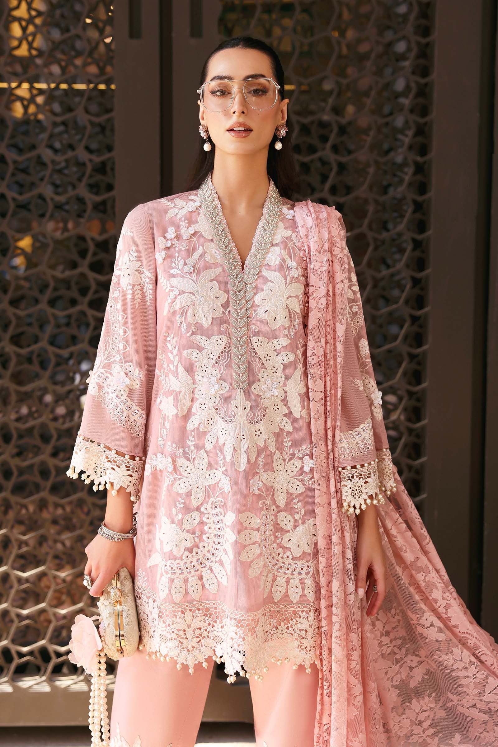 Maria.B Luxury Lawn Unstitched Embroidered D-2603-A