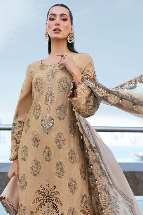 Maria.B Luxury Lawn Unstitched Embroidered D-2605-A
