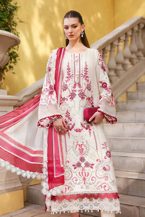 Maria.B Luxury Lawn Unstitched Embroidered D-2609-A