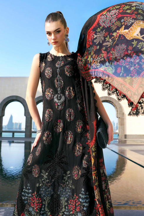 Maria.B Luxury Lawn Unstitched Embroidered D-2605-B