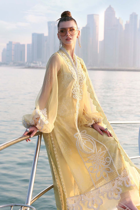 Maria.B Luxury Lawn Unstitched Embroidered D-2604-A