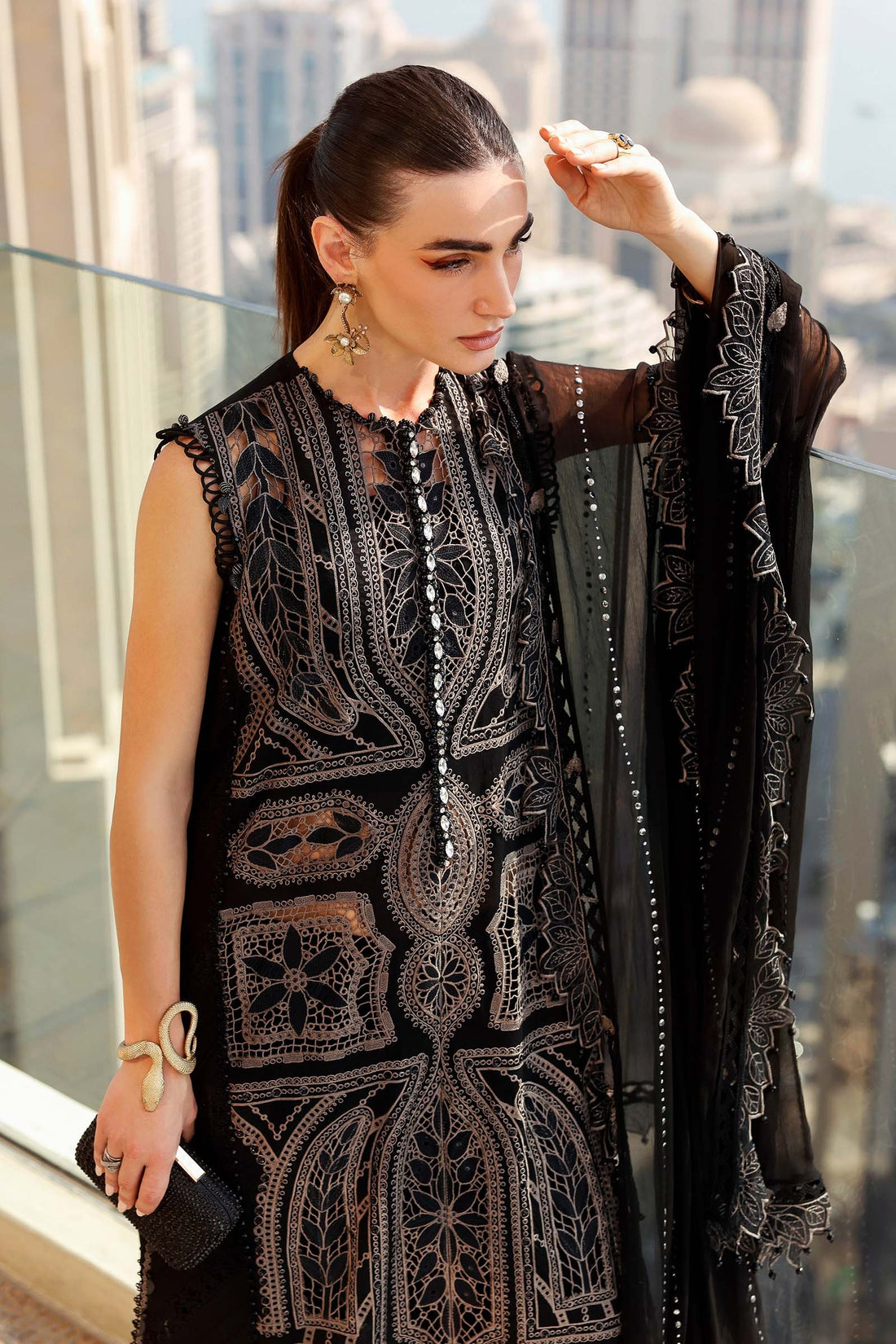 Maria.B Luxury Lawn Unstitched Embroidered D-2608-B