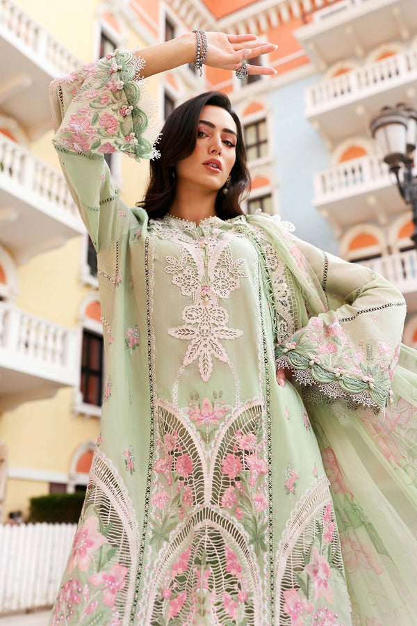 Maria.B Luxury Lawn Unstitched Embroidered D-26011-A