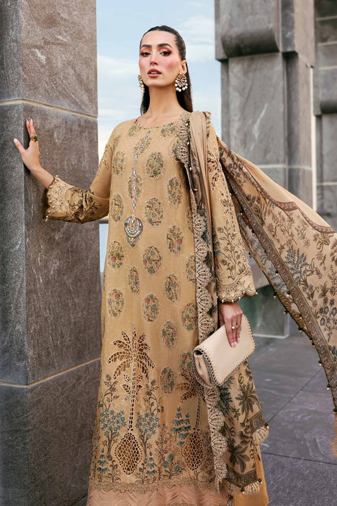 Maria.B Luxury Lawn Unstitched Embroidered D-2605-A