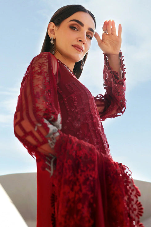 Maria.B Luxury Lawn Unstitched Embroidered D-2607-A