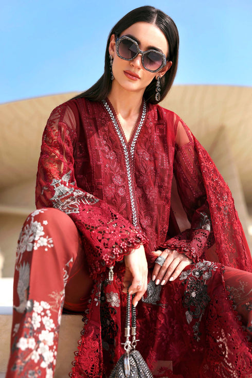 Maria.B Luxury Lawn Unstitched Embroidered D-2607-A