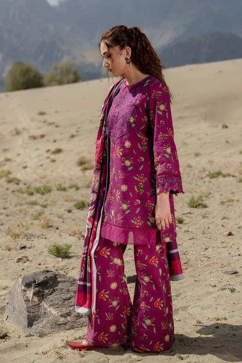 M Basics By Maria B Printed Khaddar Suits Unstitched 3 Piece MB24MBW 5A - Winter Collection