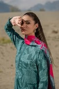 M Basics By Maria B Printed Khaddar Suits Unstitched 3 Piece MB24MBW 9A - Winter Collection