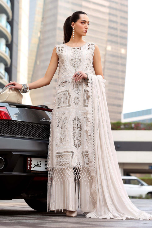 Maria.B Luxury Lawn Unstitched Embroidered D-2608-A