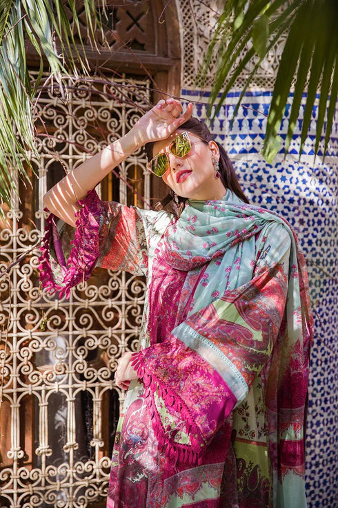 Sobia Nazir Luxury Lawn 2020 D#14A