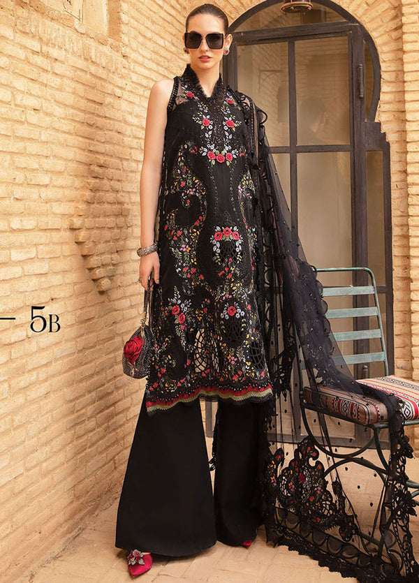 Maria B Embroidered Suits Unstitched 3 Piece MB24LL 5B - Luxury Lawn Collection