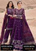 Maria B Embroidered Suits Unstitched 3 Piece MB25VL D-7B - Luxury Collection
