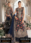 Mbroidered By Maria B Embroidered Suit Unstitched 3 Piece MB24M D-08 - Luxury Collection