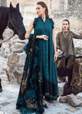 MPrints By Maria B Embroidered Linen Suits Unstitched 3 Piece MB23UW 10B - Winter Collection