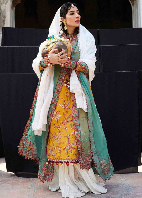 Nirmal by Hussain Rehar Embroidered Lawn Suits Unstitched 3 Piece HRR25NL Masam - Summer Collection