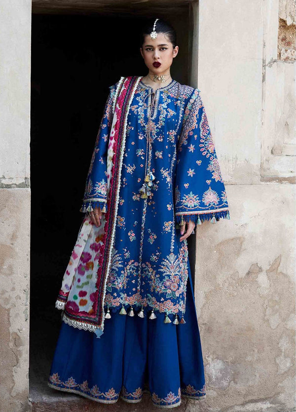 Nirmal by Hussain Rehar Embroidered Lawn Suits Unstitched 3 Piece HRR25NL Zarqa - Summer Collection