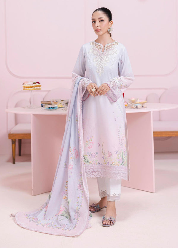 Q Prints by Qalamkar Embroidered Lawn Suits Unstitched 3 Piece QLM25QP D-01 B Blair - Summer Collection
