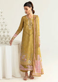 Qalamkar Printed Lawn Suits Unstitched 3 Piece QLM25UL Sian PQ-5A - Summer Collection