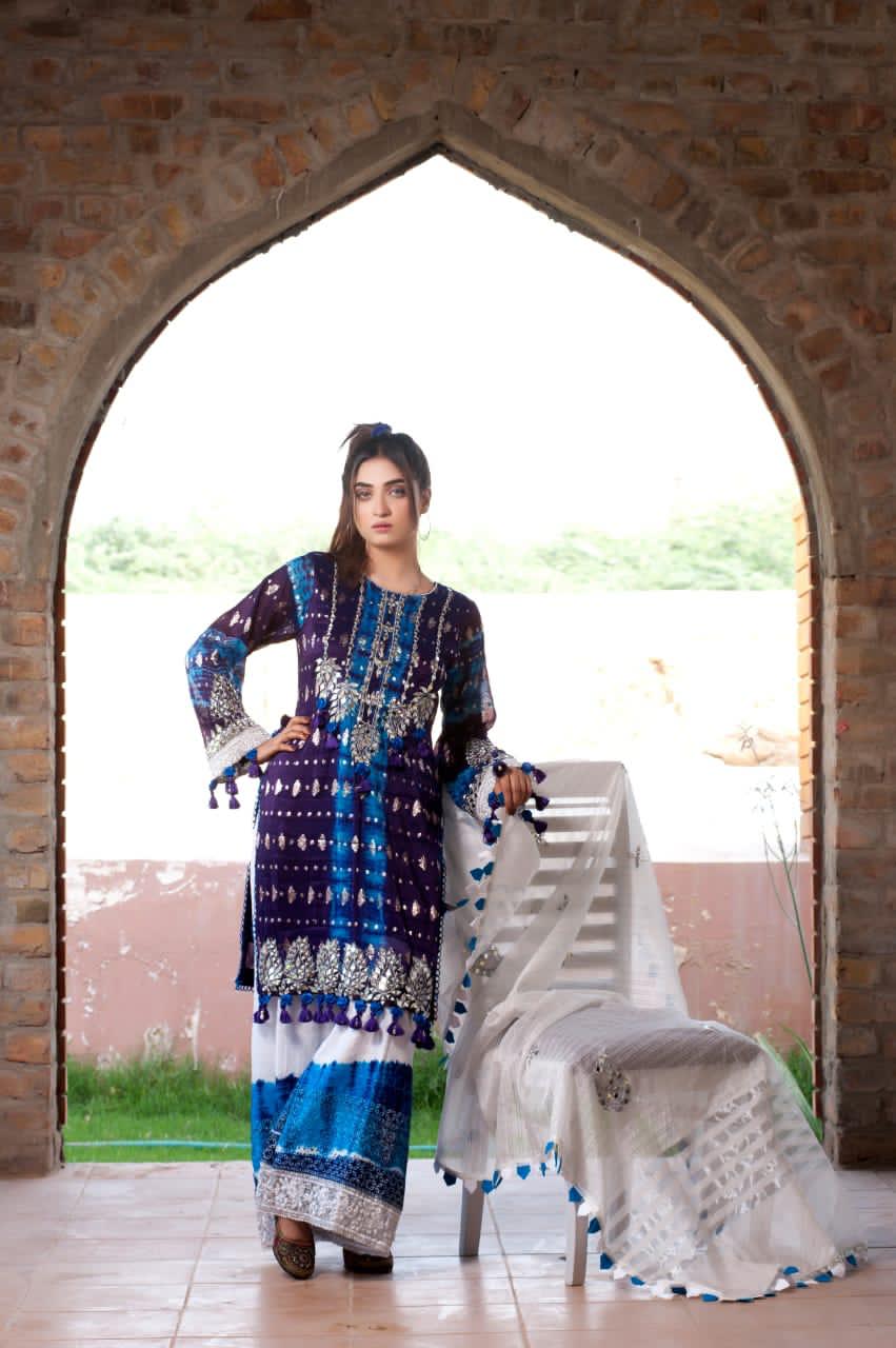 Glorious G-03 Tie&dye Ready to wear Festive Lawn