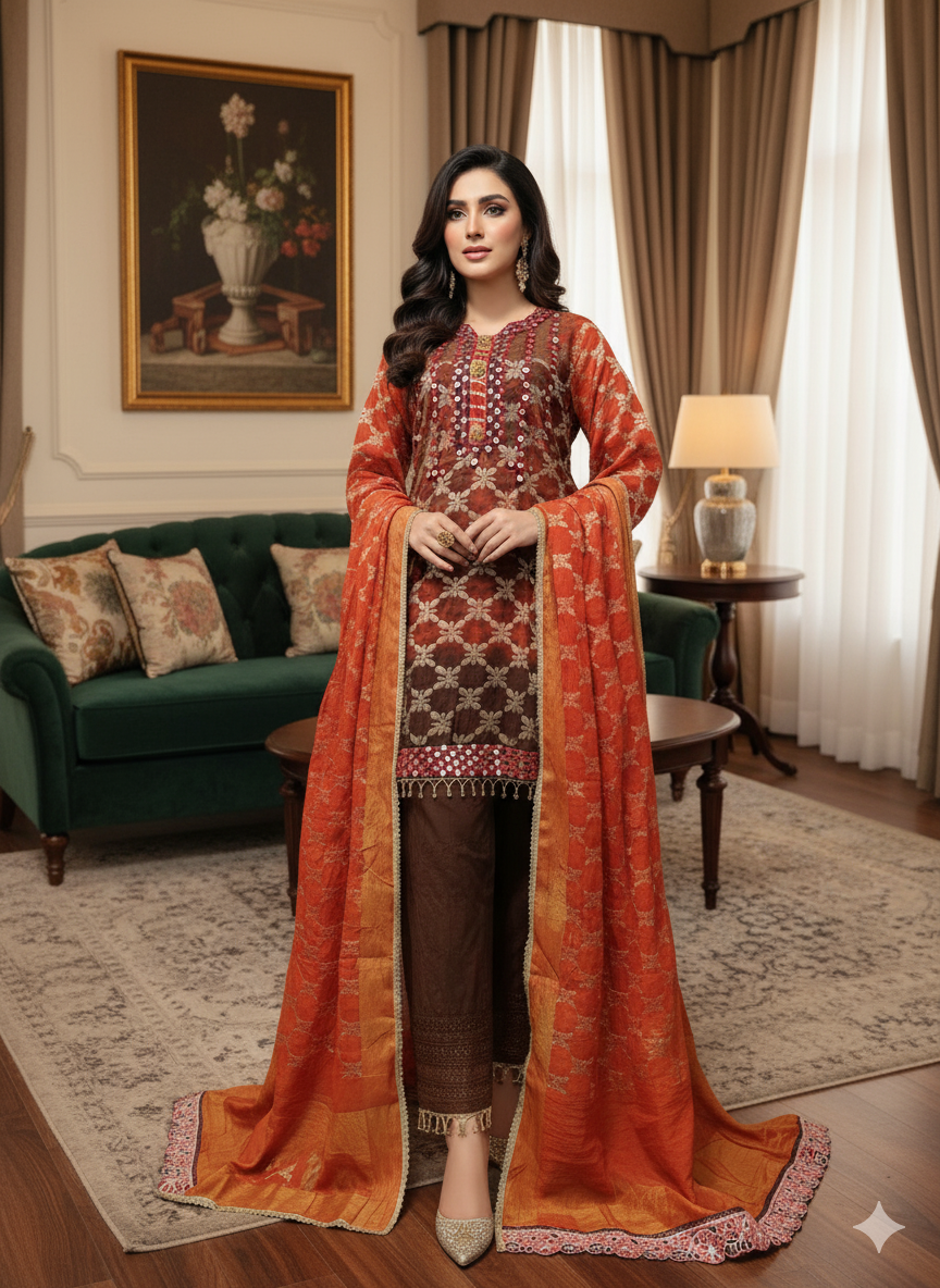 Glorious G-02 Tie&dye Ready to wear Festive Lawn