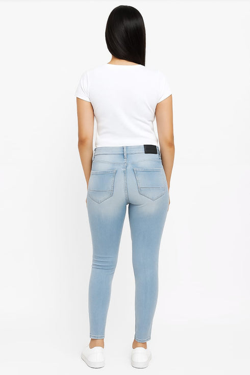 Kreek Ice-Blue Damage Women Jeans