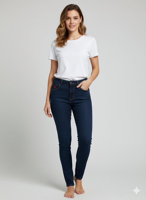 Skinny by Kiabi Women Blue Jeans