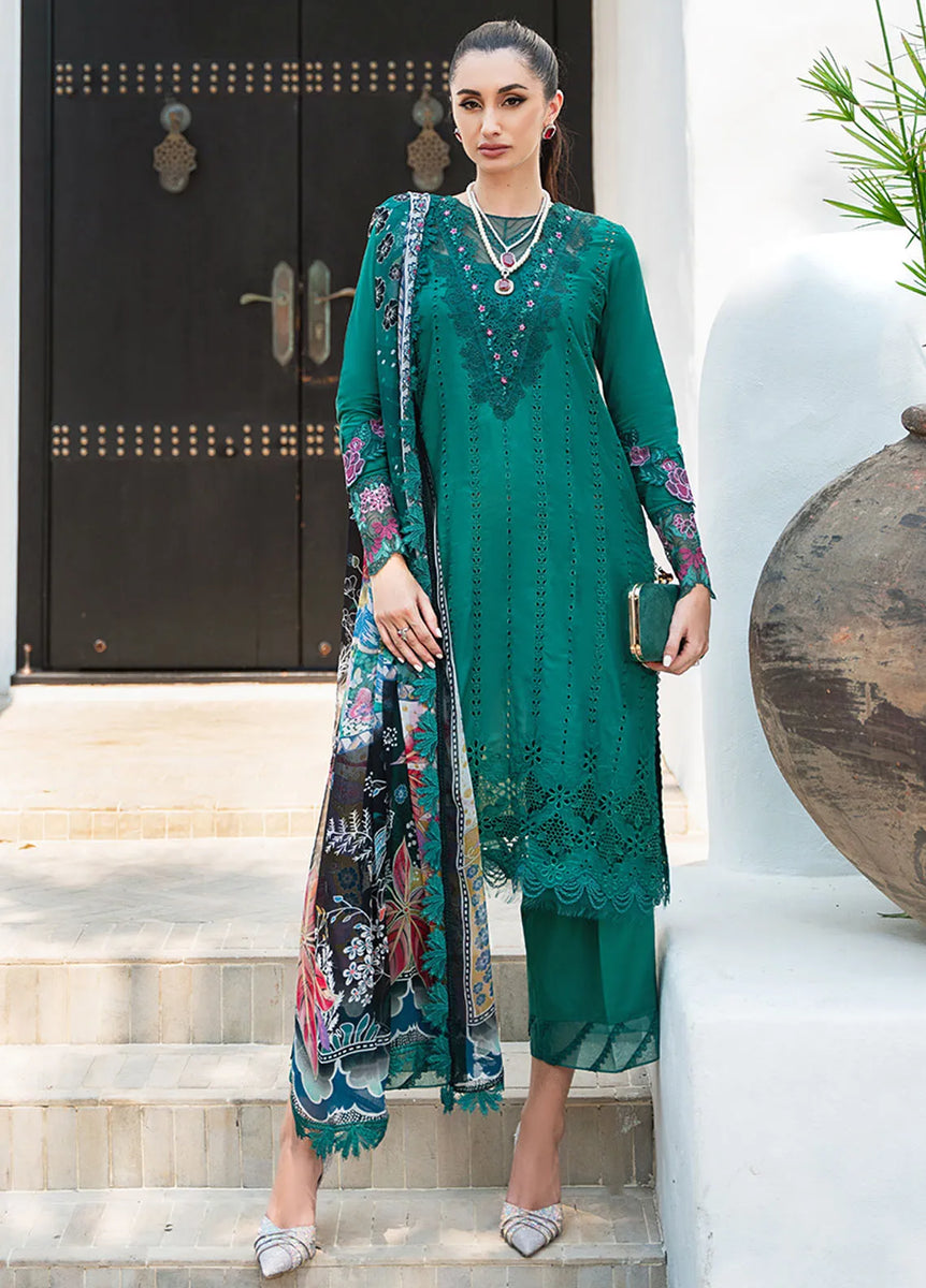 Saira Rizwan Embroidered Lawn Suits Unstitched Lawn SR24L2 D-10 Jane ...