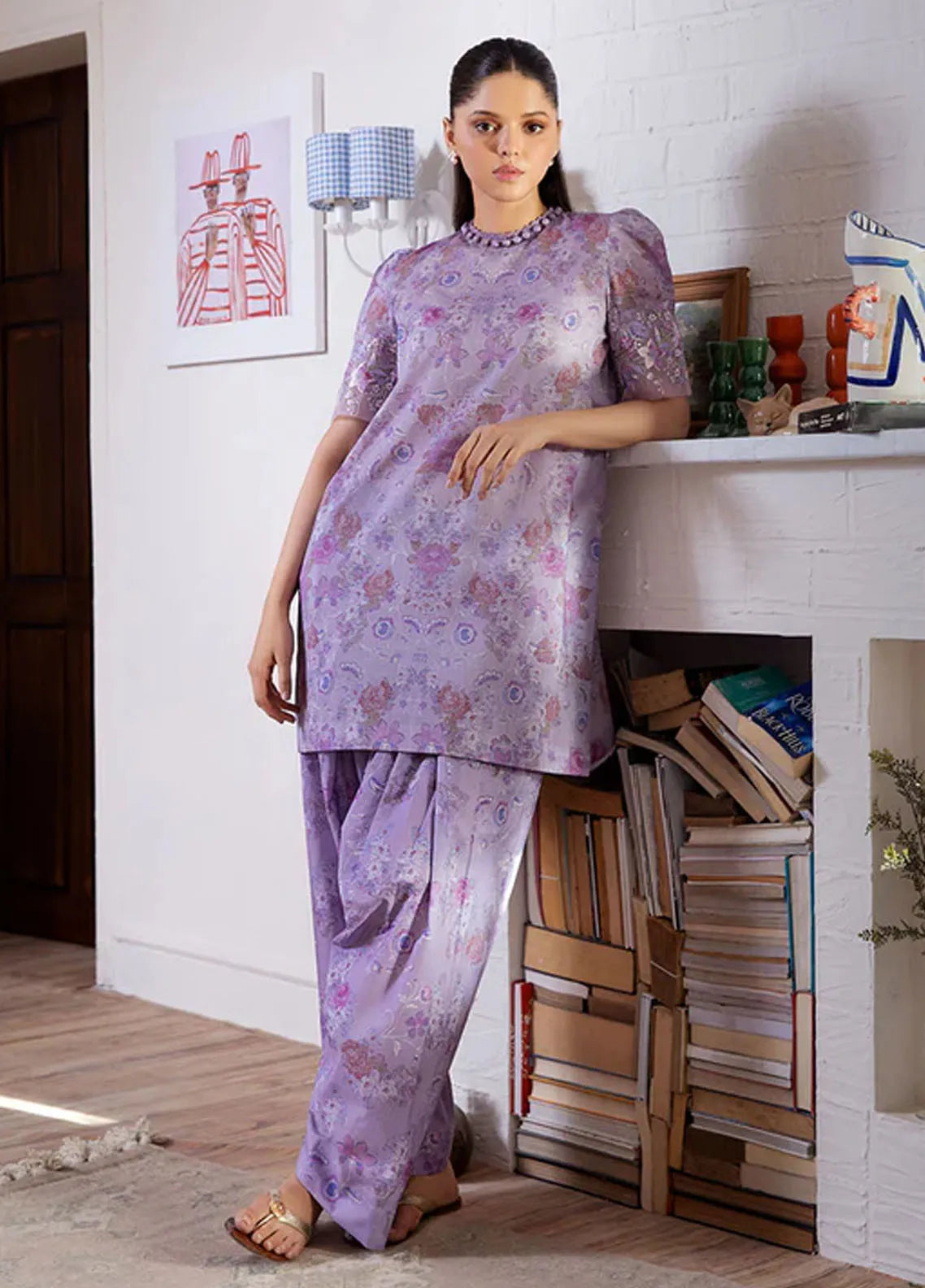Sobia Nazir Basic Embroidered Lawn Suit Unstitched 2 Piece SN24B 6B - Summer Collection