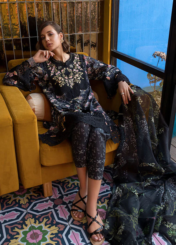 Vital By Sobia Nazir Embroidered Lawn Suits Unstitched 3 Piece SN24V SV24-3B - Summer Collection