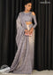 Asim Jofa Embroidered Organza Unstitched Saree AJ21IN AJN-19 - Luxury Formals Collection