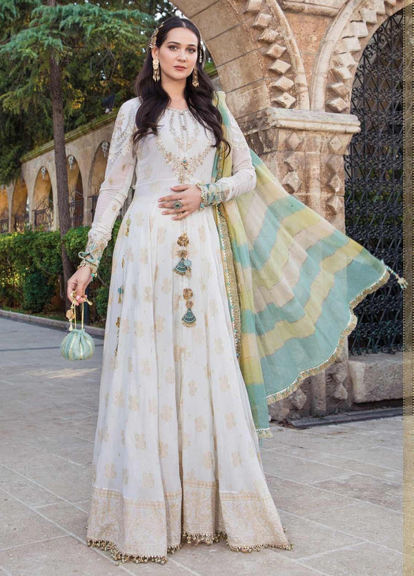 Maria B Embroidered Jacquard Suits Unstitched 3 Piece MB21L 4-A - Summer Collection