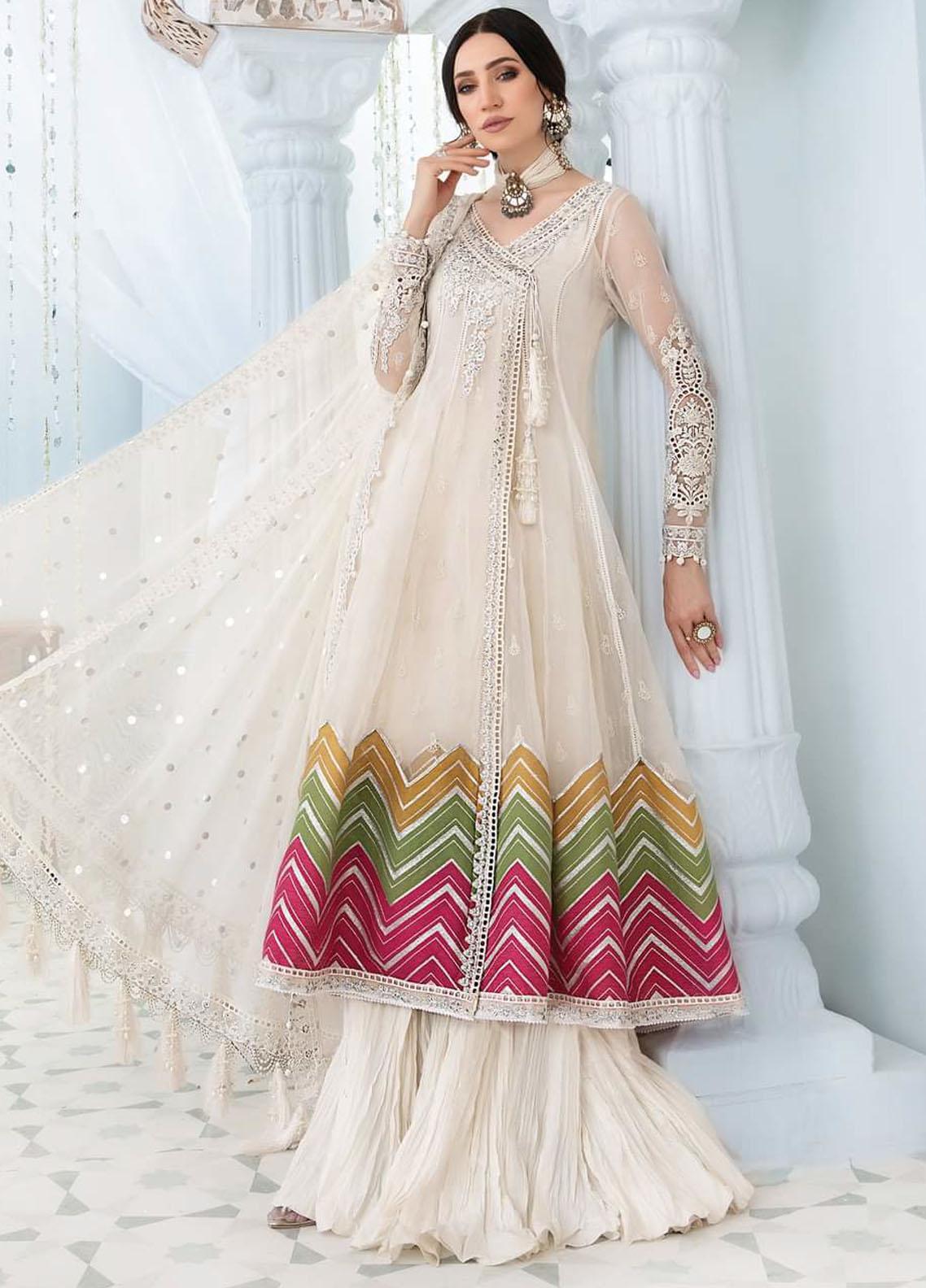 Maria B Embroidered Lawn Suits Unstitched Piece MB22E D10 Eid